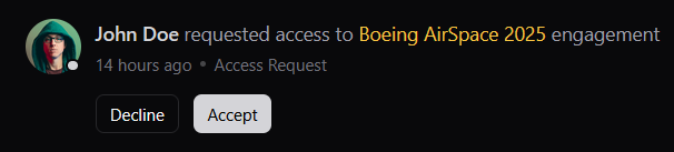 Access request